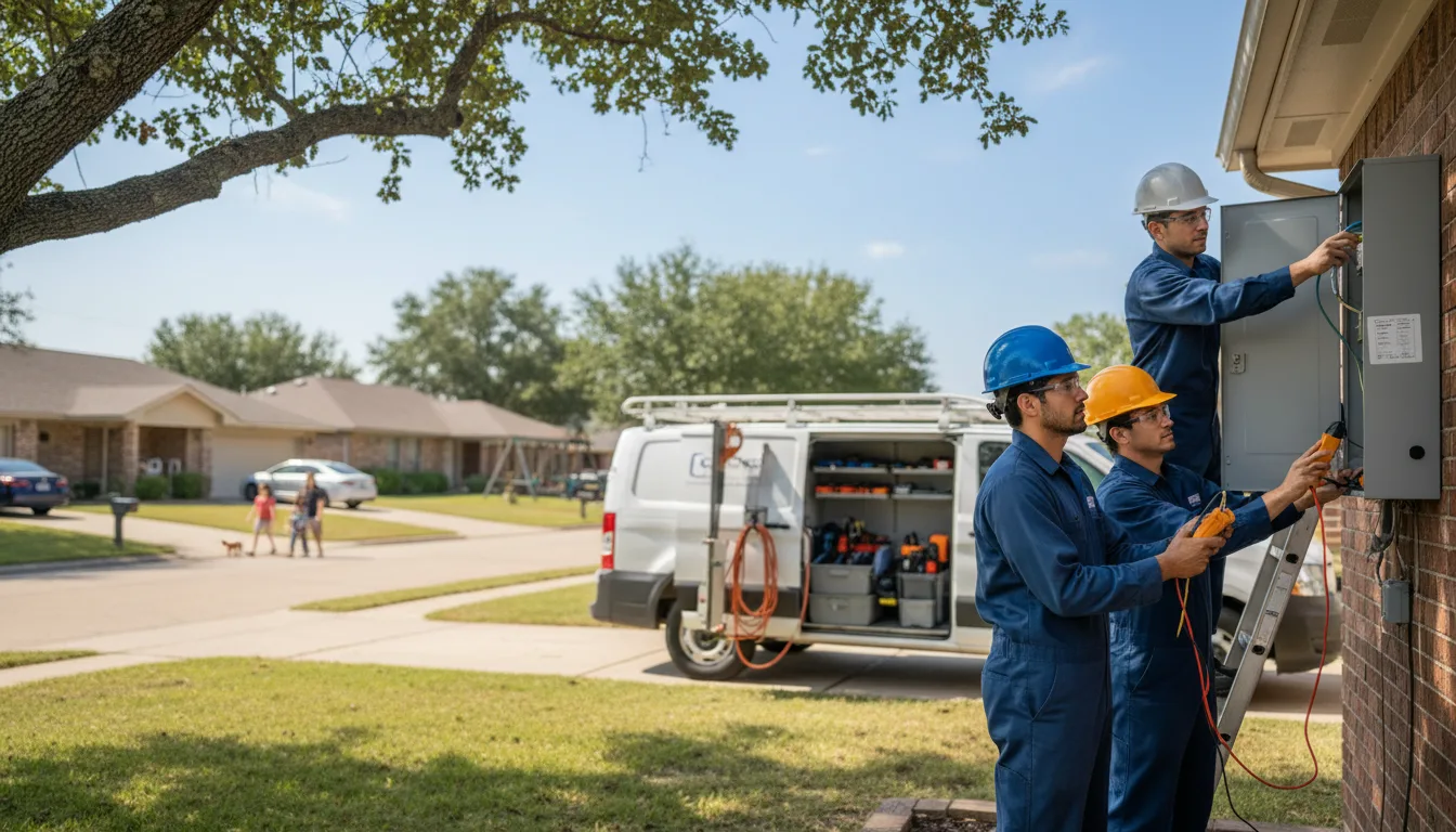Certified electrician providing emergency electrical services in Mountain, WI